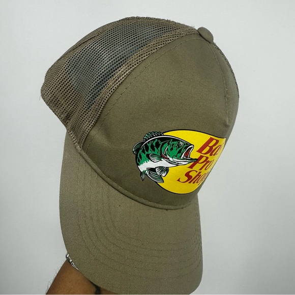 Vintage Y2K Bass Pro Shops Dad Hat OS Early 2000s Fishing Outdoors - Picture 3 of 7